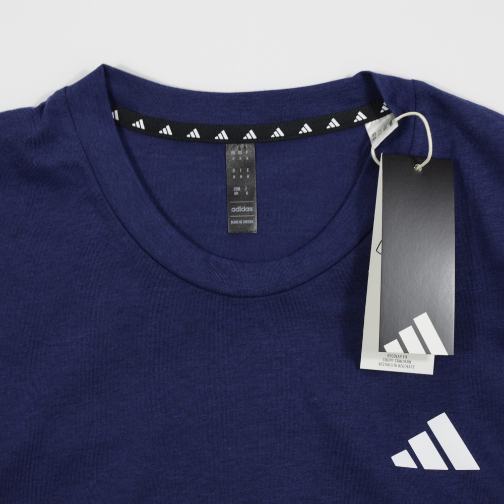 Adidas Men's Crew Neck Short Sleeve Feel Ready Training Tee‎ Dark Blue Size M - Picture 7 of 8